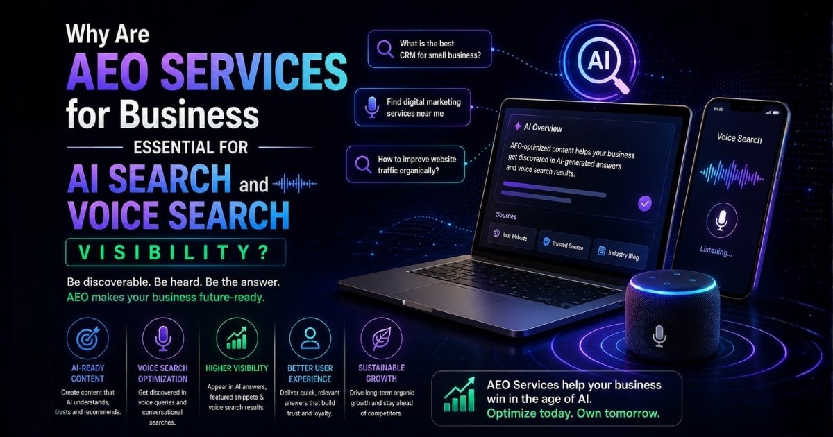 Why AEO Services Matter For AI Search Visibility