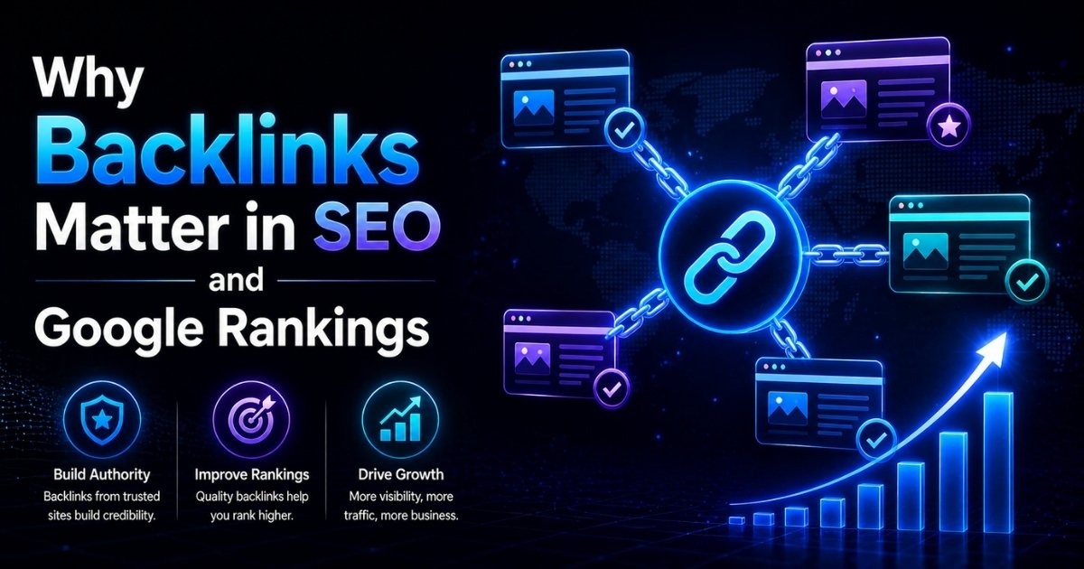 importance of backlinks in SEO for higher Google rankings and traffic growth